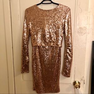 Sequin two piece